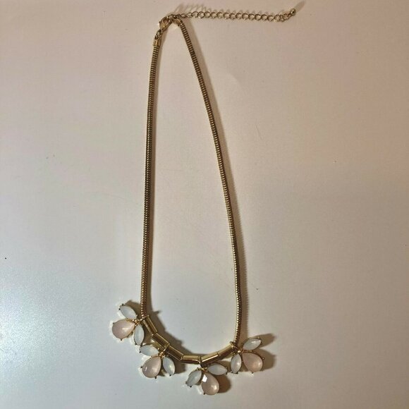 Goldtone Snakechain Spring Shades Necklace - Picture 2 of 9